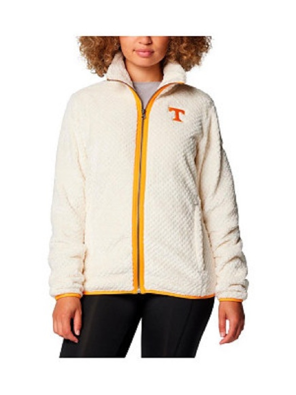 Tennessee Volunteers Columbia Women's Fireside II Sherpa Full-Zip Jacket - Cream
